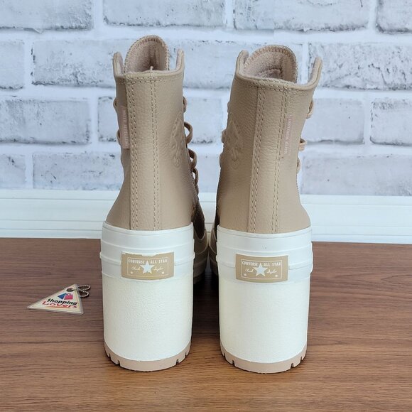 Converse Chuck 70 De Luxe Weatherized Leather Sz 9.5 Men Shoes Boots A12345C Tan - Picture 4 of 12